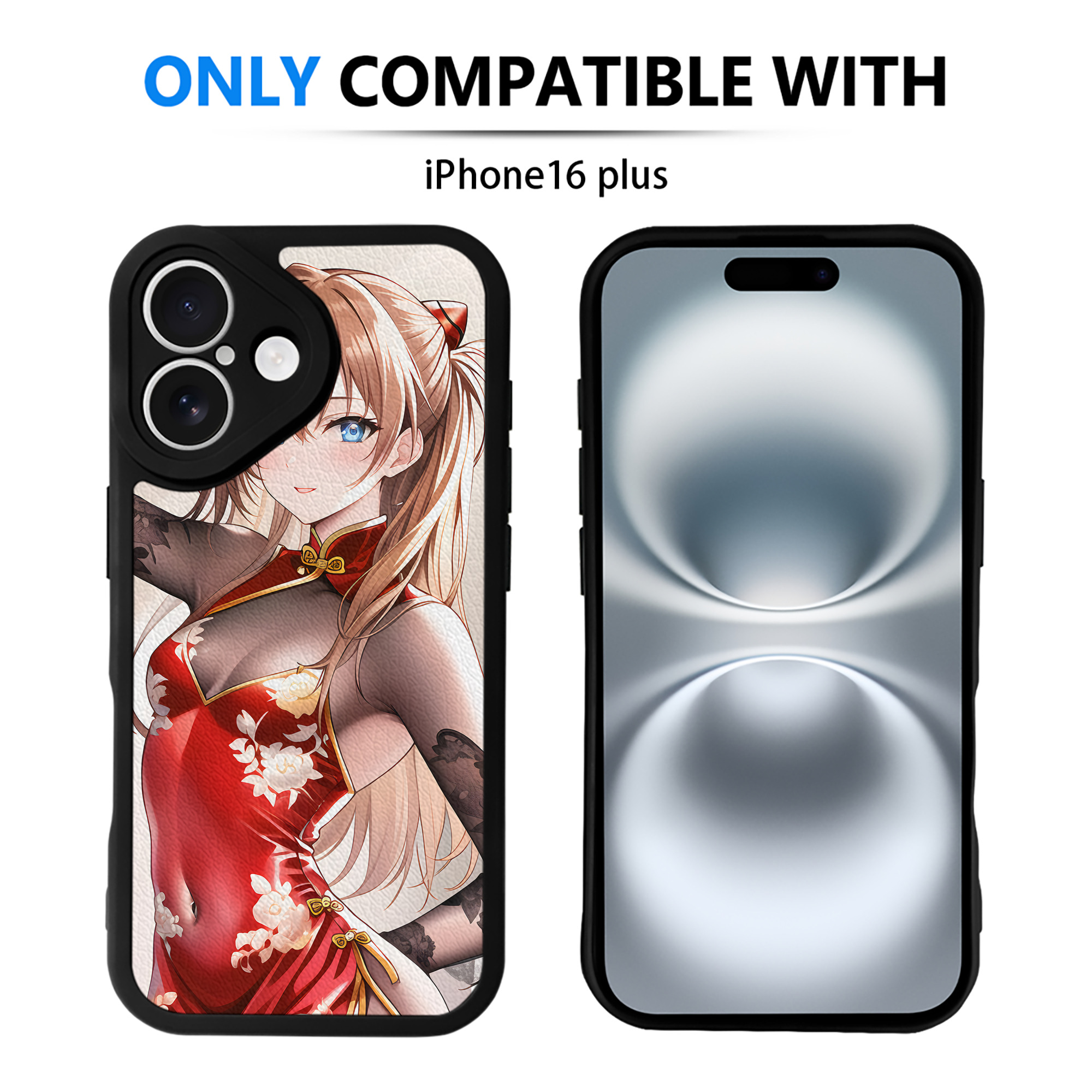（画像用） EVA 新世紀エヴァンゲリオン 【iPhone 16シリーズ対応】シリコンスマホケース（レザー調） 材質：シリコン